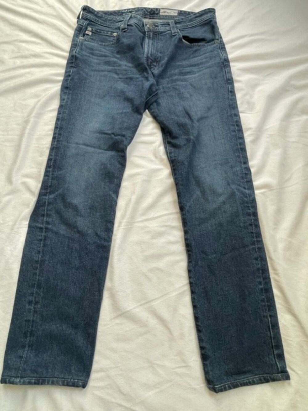 AG Adriano Goldschmied Women's Dylan Slim Skinny Jeans, Blue, Size 34x33